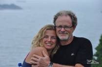 A Ana mata a saudade do pai em visita ao forte Marechal Luz, em São Francisco do Sul, litoral de Santa Catarina